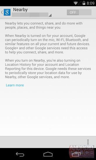 Android Nearby iBeacon