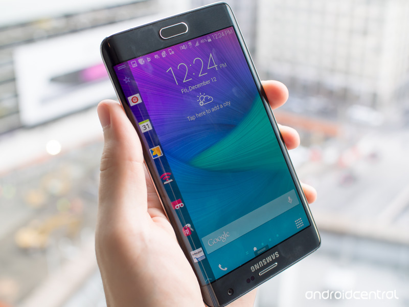 Galaxy Note Edge Rotate 180