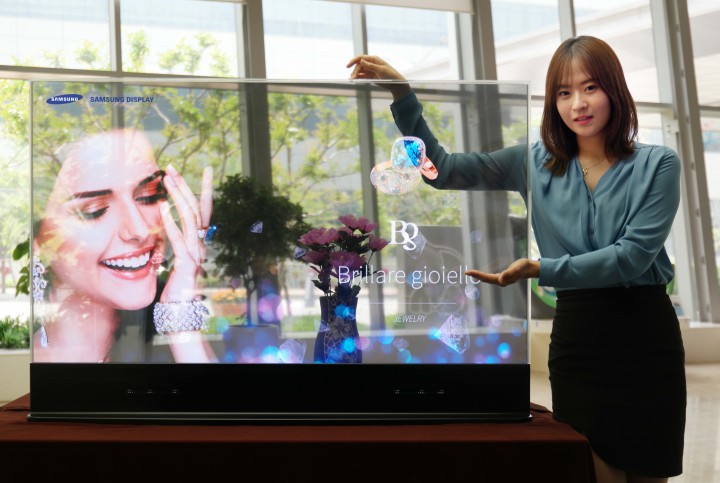 Samsung Transparent OLED display Samsung Transparent OLED display