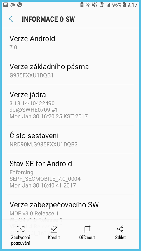 Android 7.0 Nougat Galaxy s7 edge Czech republic 3 Android 7