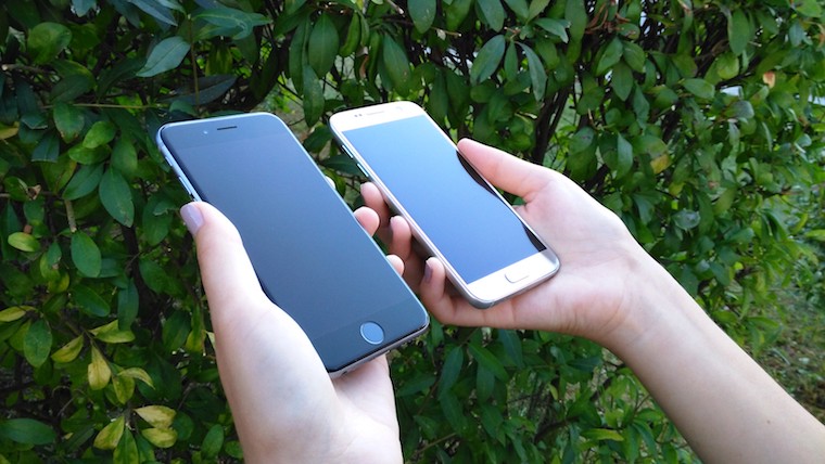 Galaxy S7 vs iPhone 6s 6 Galaxy S7 vs iPhone 6s 6
