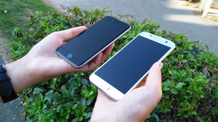 Galaxy S7 vs iPhone 6s 7 Galaxy S7 vs iPhone 6s 7