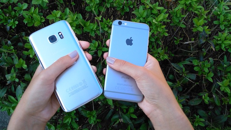 Galaxy S7 vs iPhone 6s 8 Galaxy S7 vs iPhone 6s 8