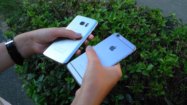 Galaxy S7 vs iPhone 6s 9 Galaxy S7 vs iPhone 6s 9