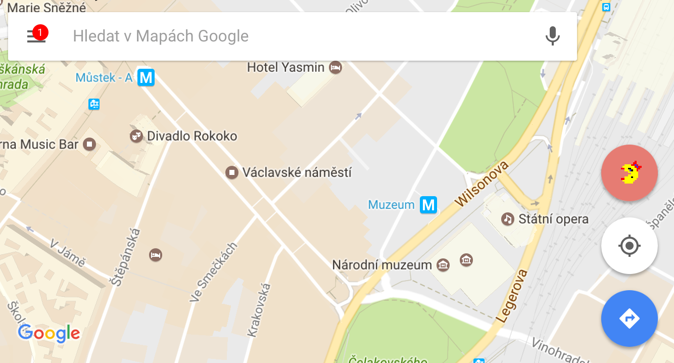 Google Maps Pac-Man 1 Google Maps Pac-Man 1