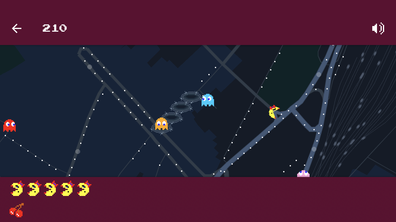Google Maps Pac-Man 2 Google Maps Pac-Man 2