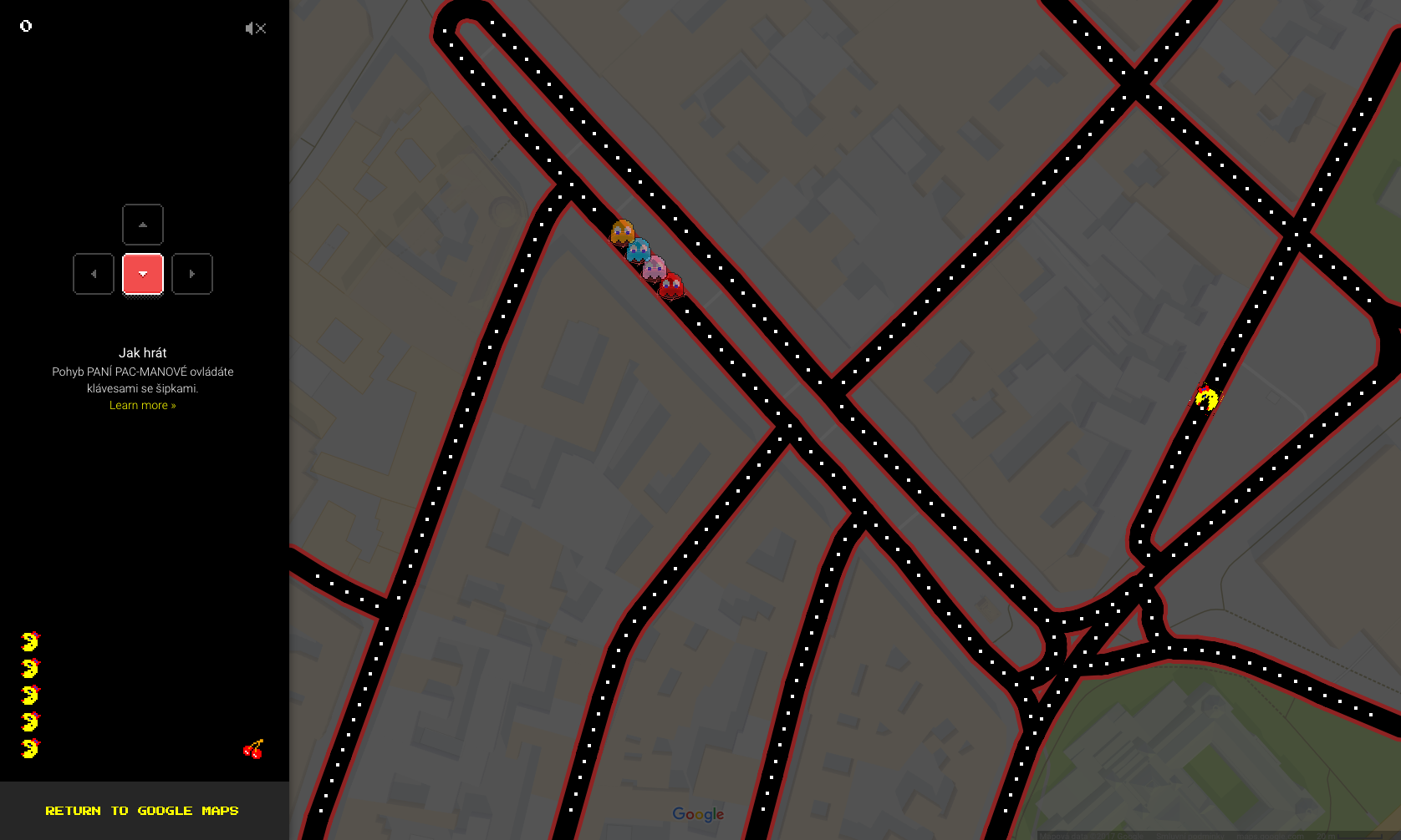 Google Maps Pac-Man 4 Google Maps Pac-Man 4