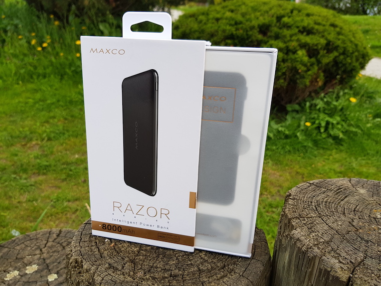 Powerbanka Maxco Razor baleni 6