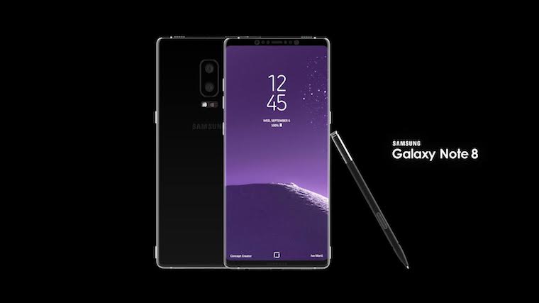 Samsung Galaxy Note 8 koncept 1