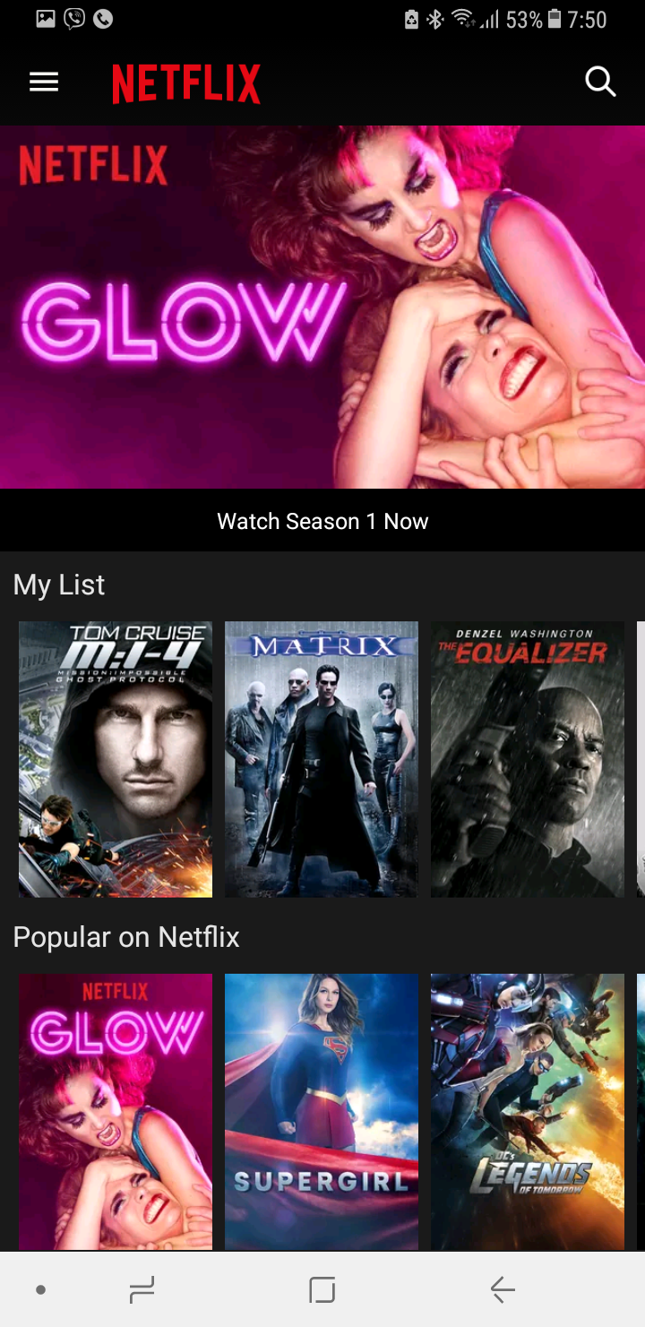 12 Stejnō tak v aplikaci Netflix