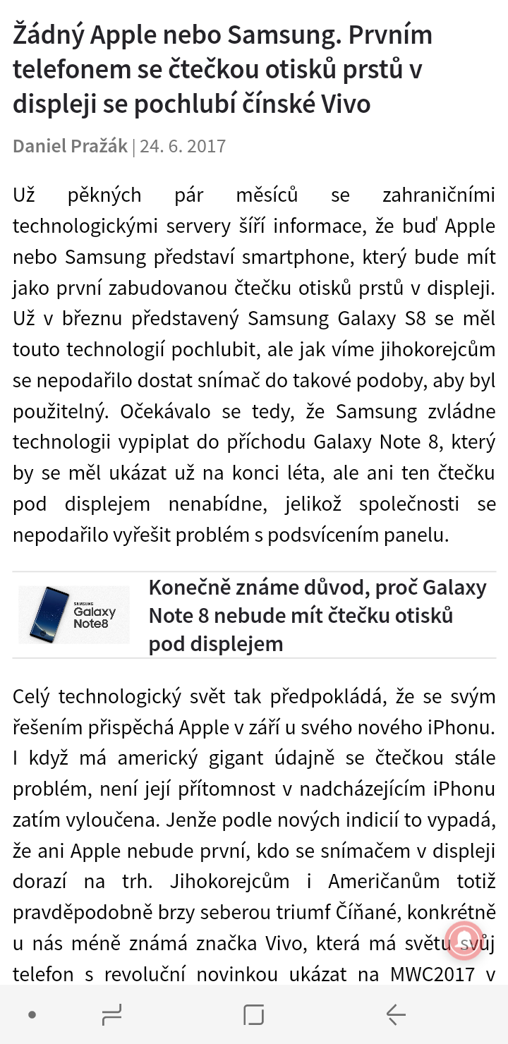 9 Samsung Internet se zobrazenžm navigaün°m panelem