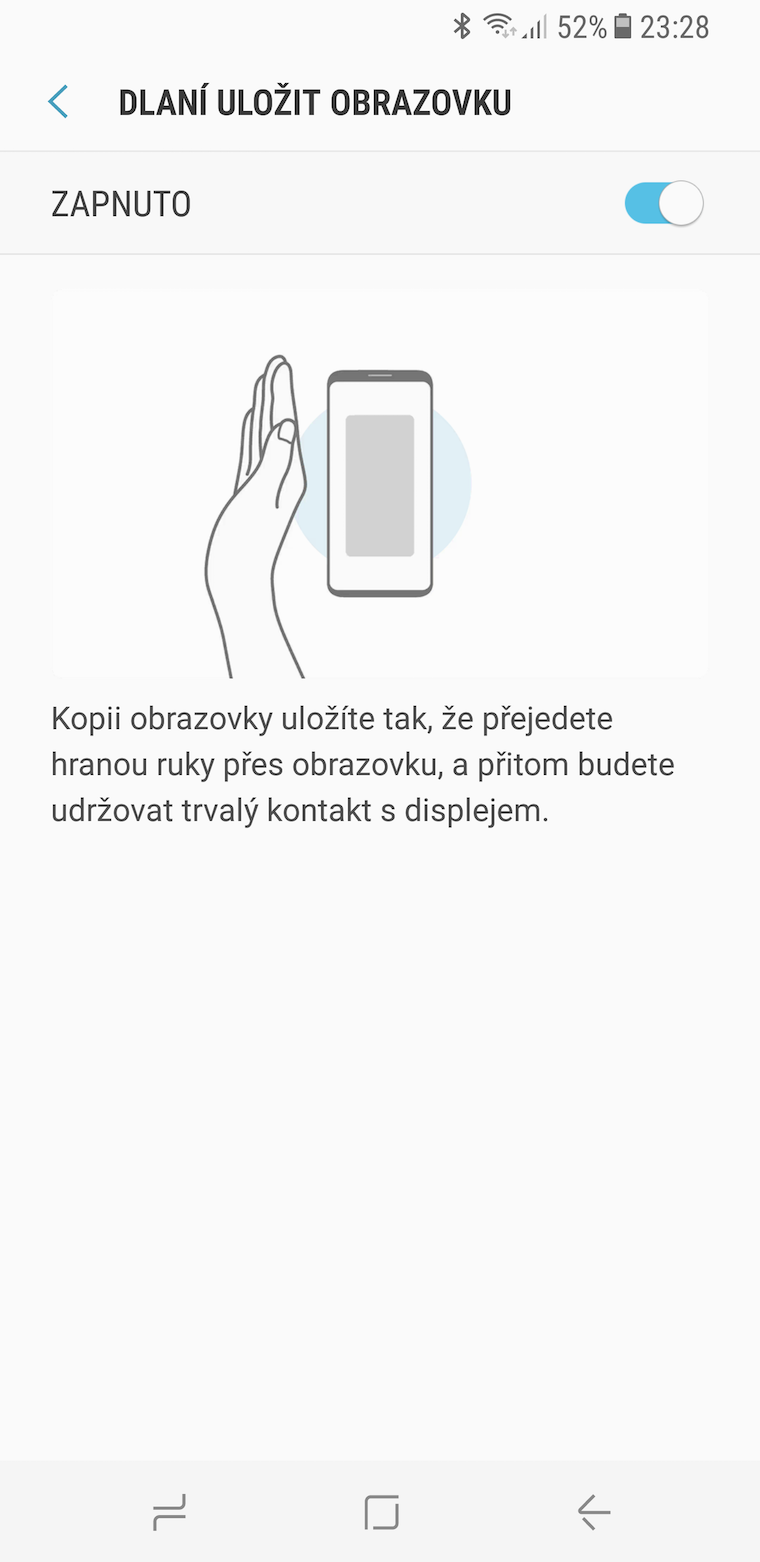 Galaxy S8 snimek obrazovky 6