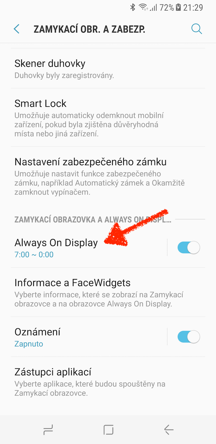 Samsung Galaxy S8 always on display home button 2 Samsung Galaxy S8 always on display home button 2