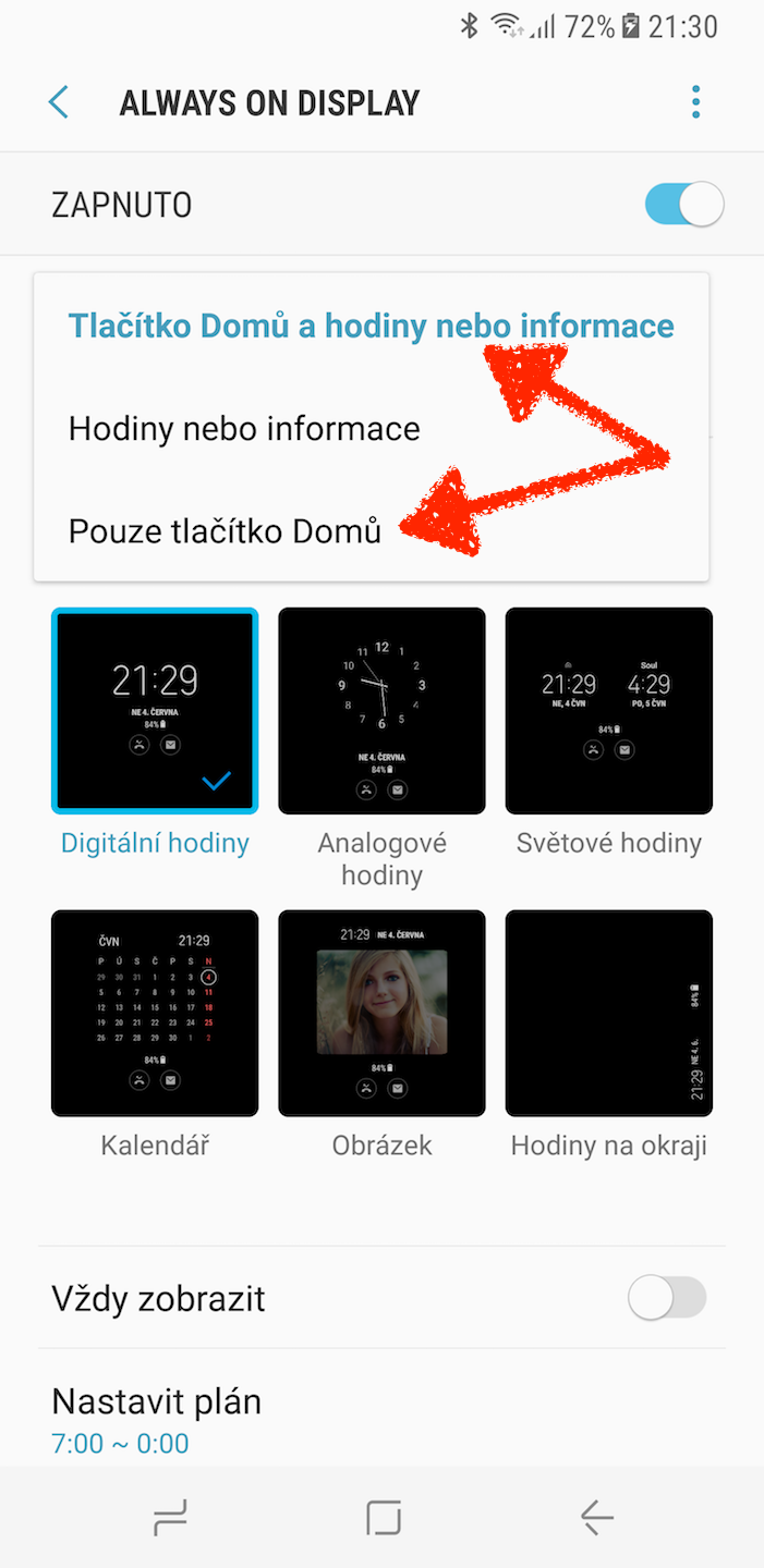 Samsung Galaxy S8 always on display home button 4 Samsung Galaxy S8 always on display home button 4