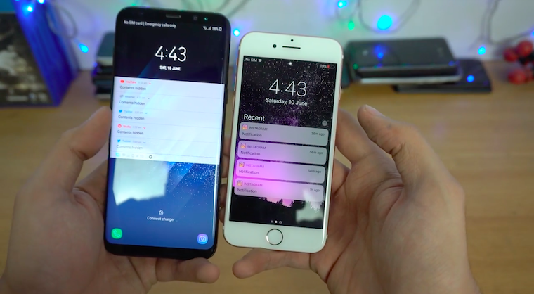 iOS 11 Android notifikace 2
