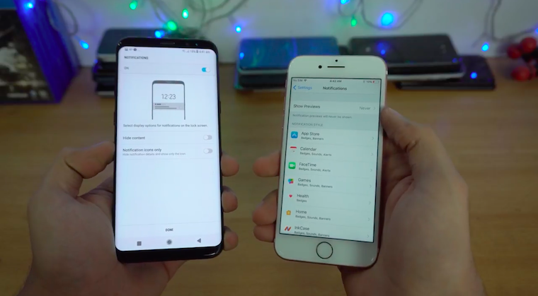 iOS 11 Android notifikace 3