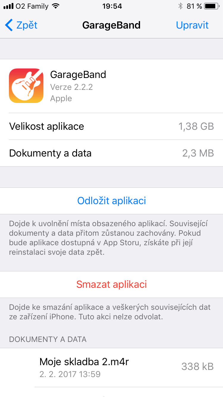 iOS 11 odlozeni aplikaci 1