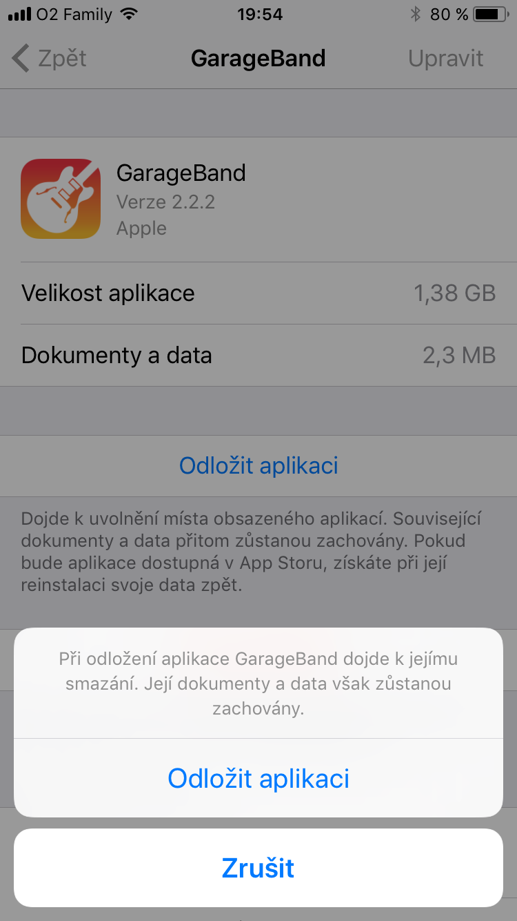 iOS 11 odlozeni aplikaci 2