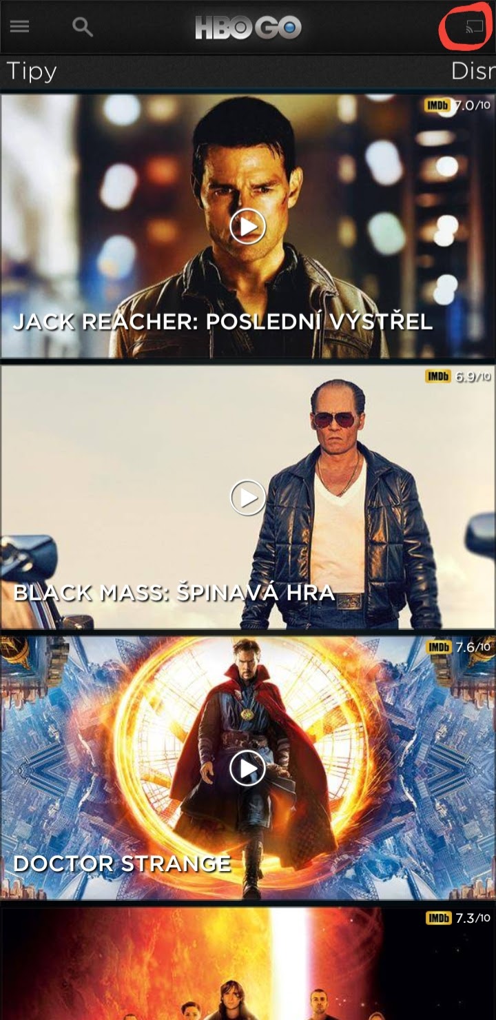 2 HBO Go Czech s Cast buttonem 2 HBO Go Czech s Cast buttonem