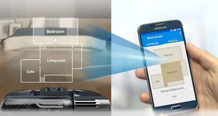 Samsung POWERBot VR9300 roboticky vysavac technologie 2 Samsung POWERBot VR9300 roboticky vysavac technologie 2