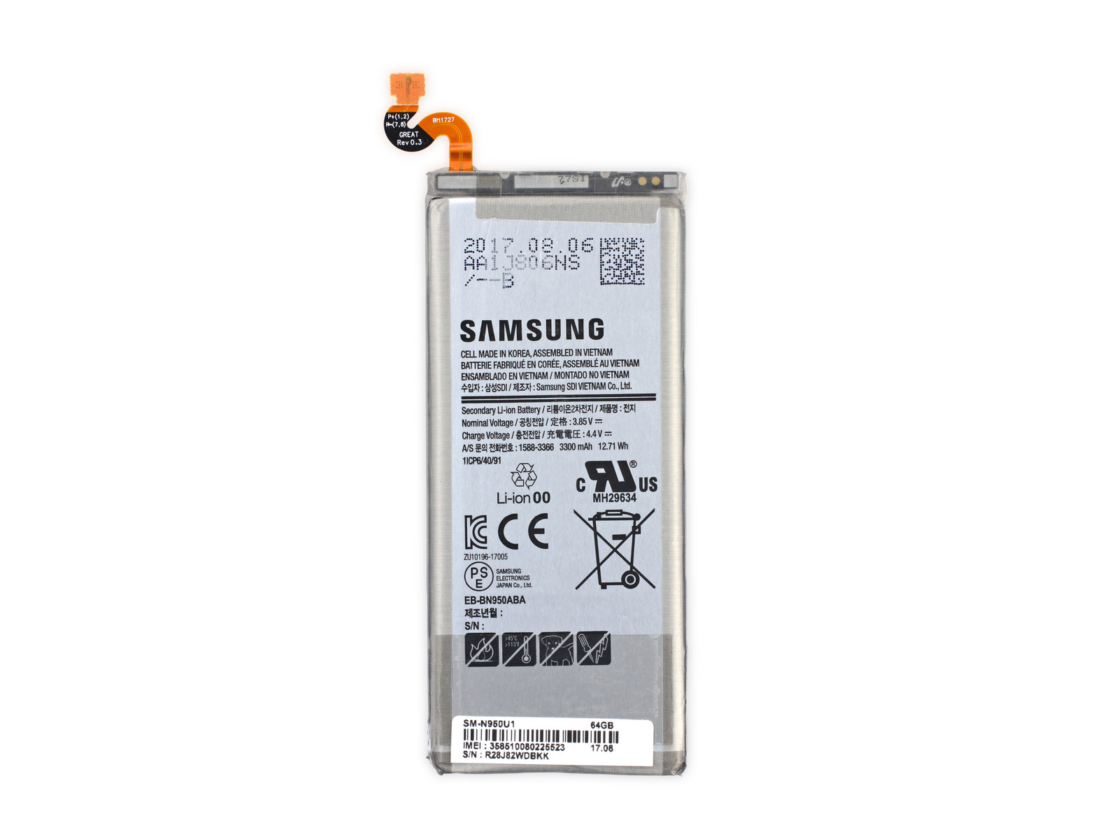 Galaxy Note8 rozebrani 11
