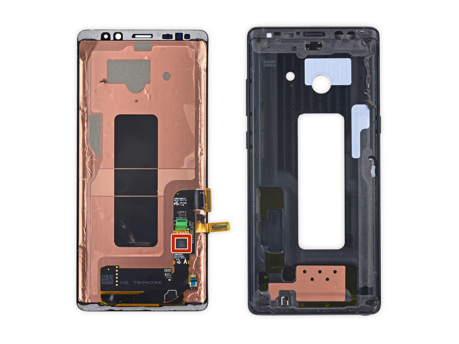 Galaxy Note8 rozebrani 2