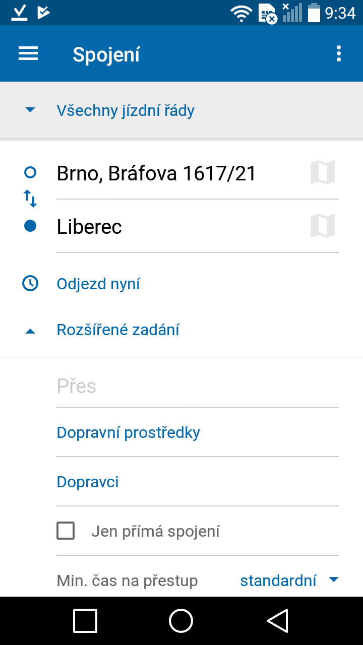 Jizdni rady IDOS aktualizace 6 Jizdni rady IDOS aktualizace 6