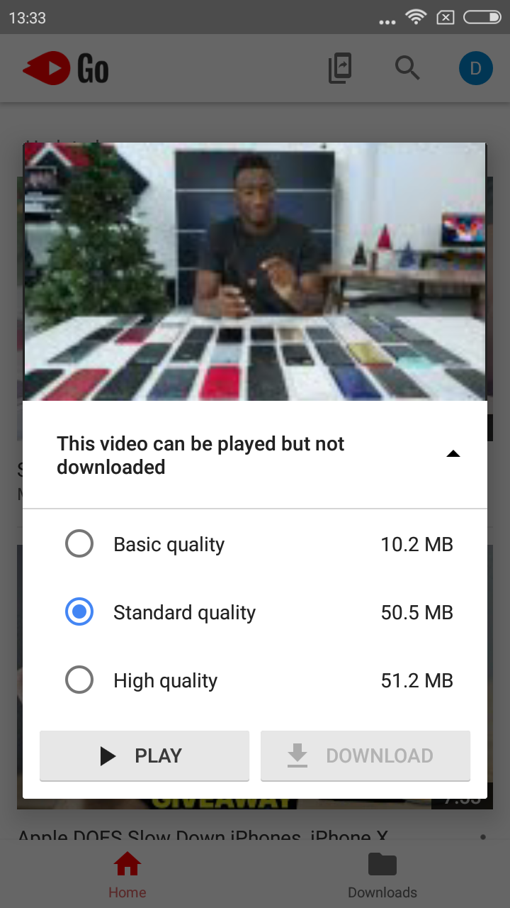 YouTube Go app 2