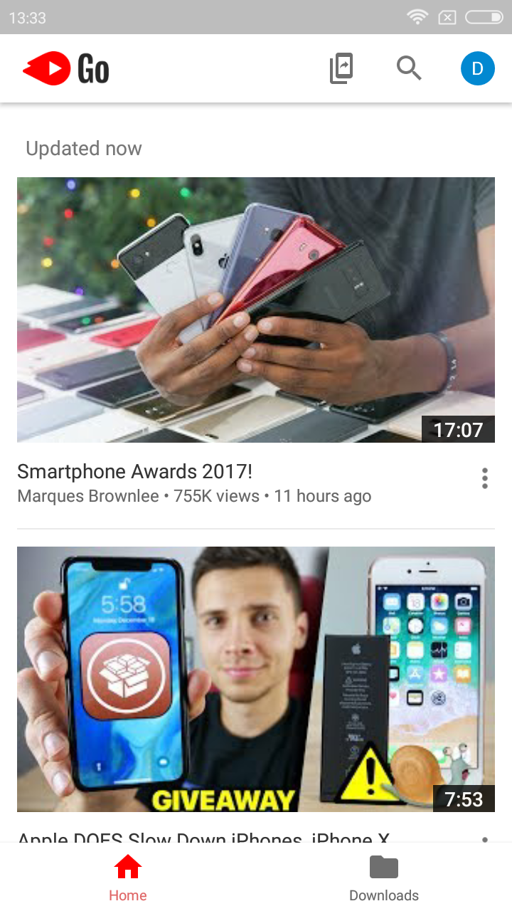 YouTube Go app 3