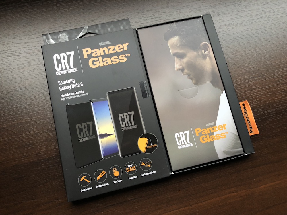 Note8 PanzerGlass CR7 baleni 1