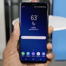 Samsung Galaxy S9 in hand icon Samsung-Galaxy-S9-in-hand-icon