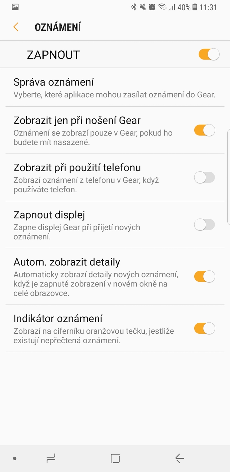 Samsung Gear Fit2 Pro aplikace 12 Samsung Gear Fit2 Pro aplikace 12