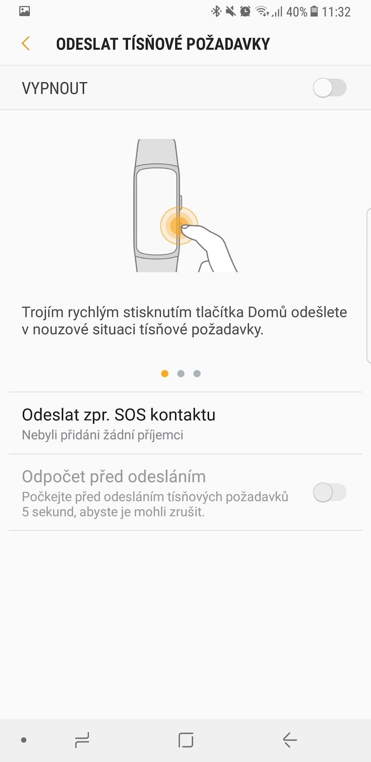 Samsung Gear Fit2 Pro aplikace 15 Samsung Gear Fit2 Pro aplikace 15