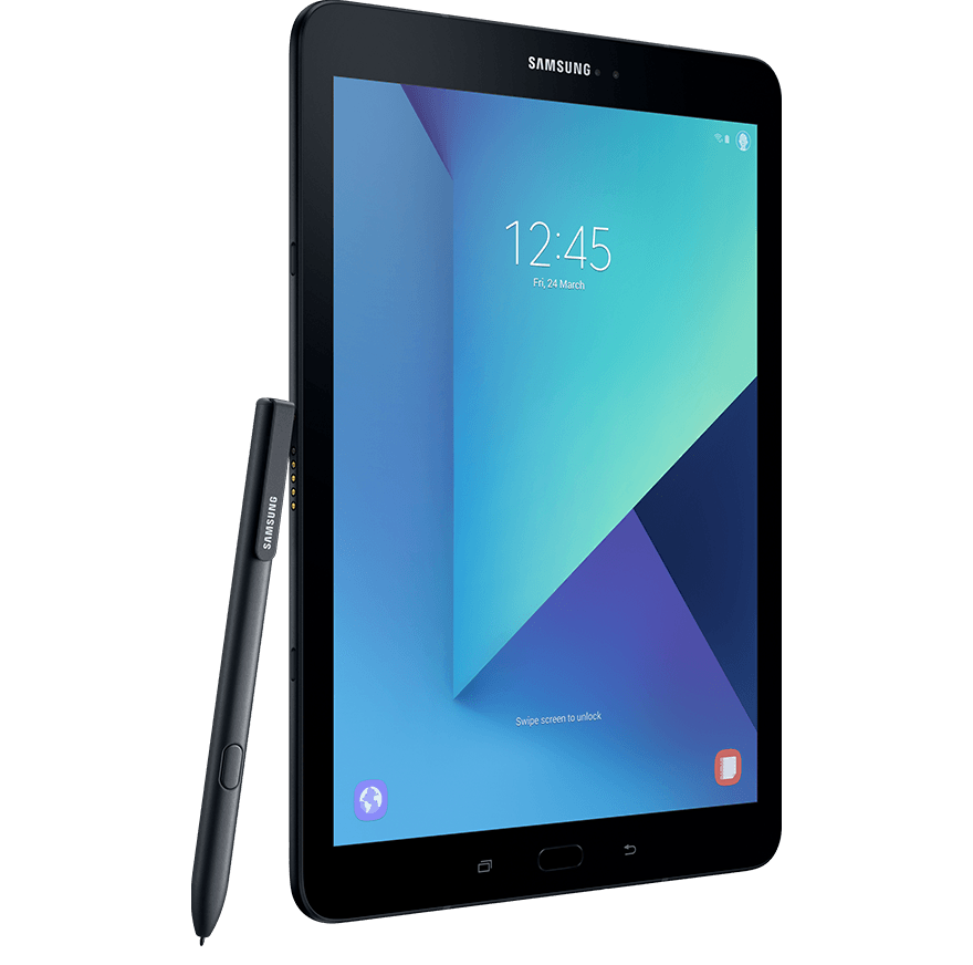 galaxy tab s3 gallery right side black