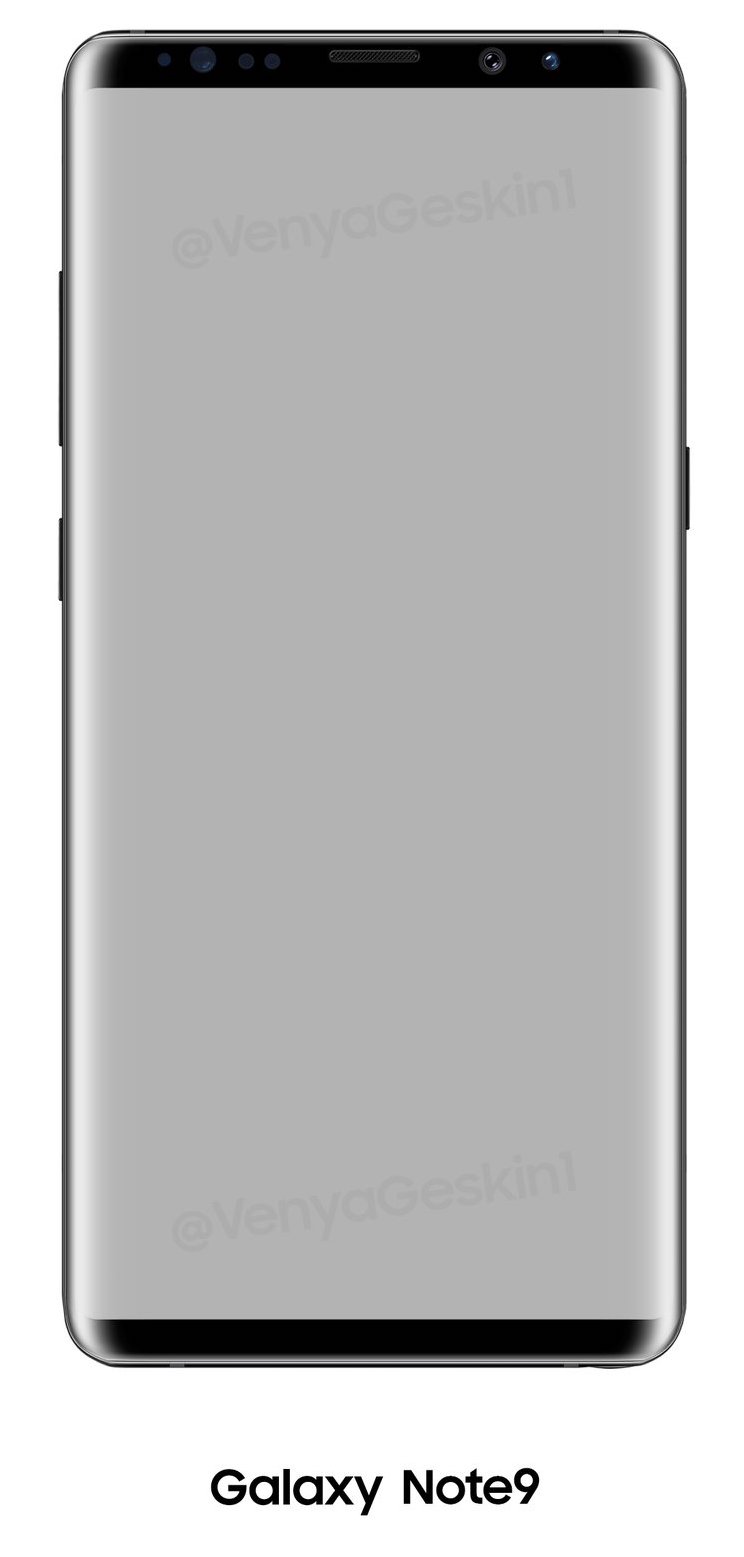 Galaxy Note 9 bezels