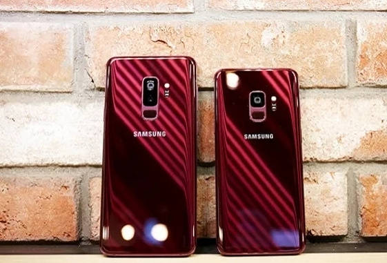 Galaxy S9 Burgundy Red 4