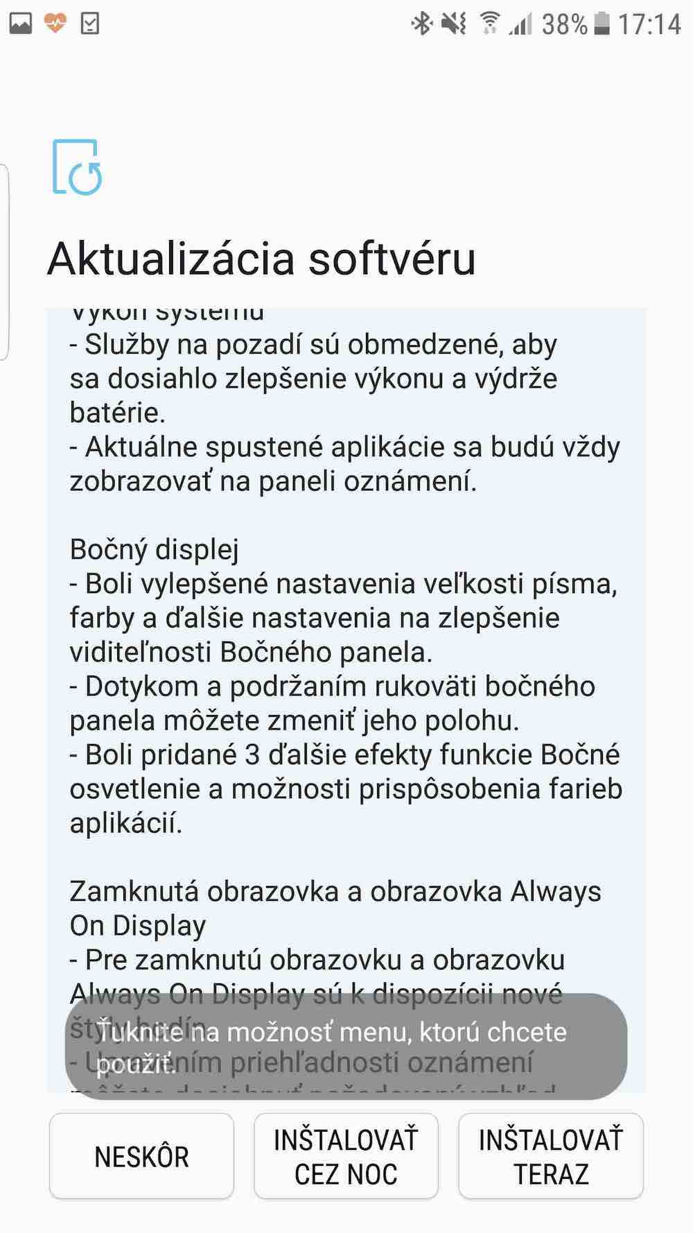 Galaxy S7 Oreo update 2 Galaxy S7 Oreo update 2