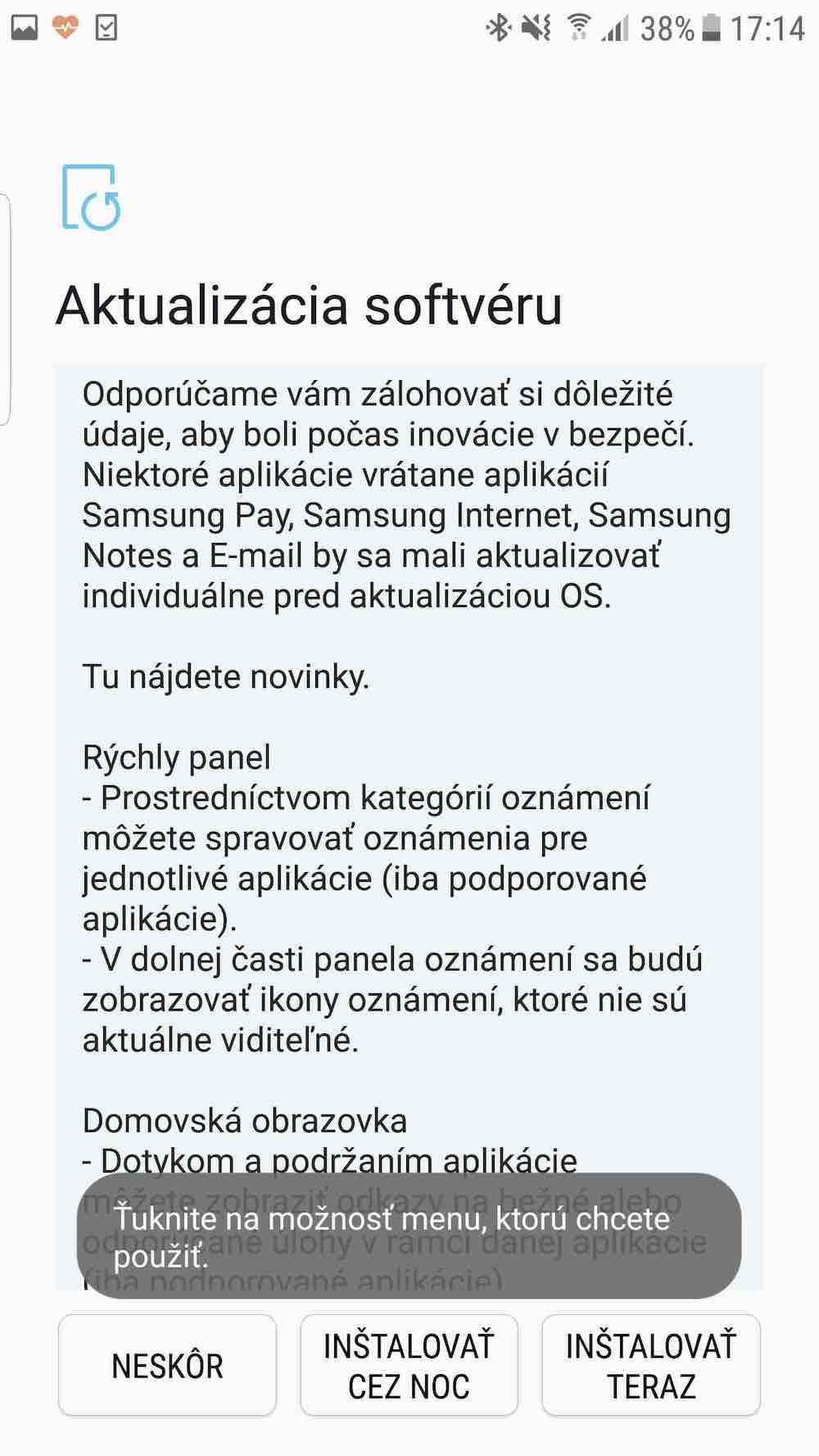 Galaxy S7 Oreo update 3 Galaxy S7 Oreo update 3