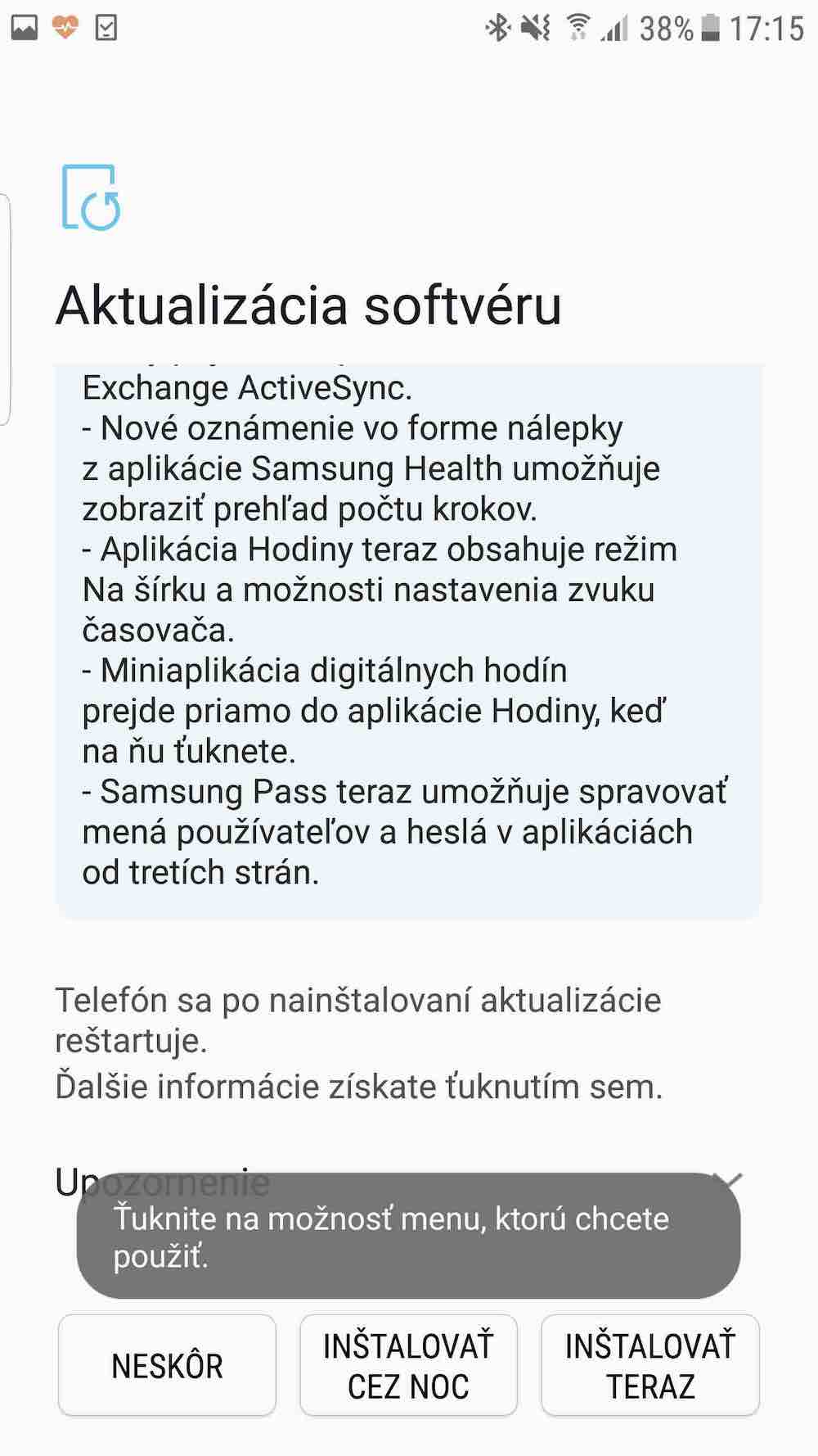 Galaxy S7 Oreo update 4 Galaxy S7 Oreo update 4