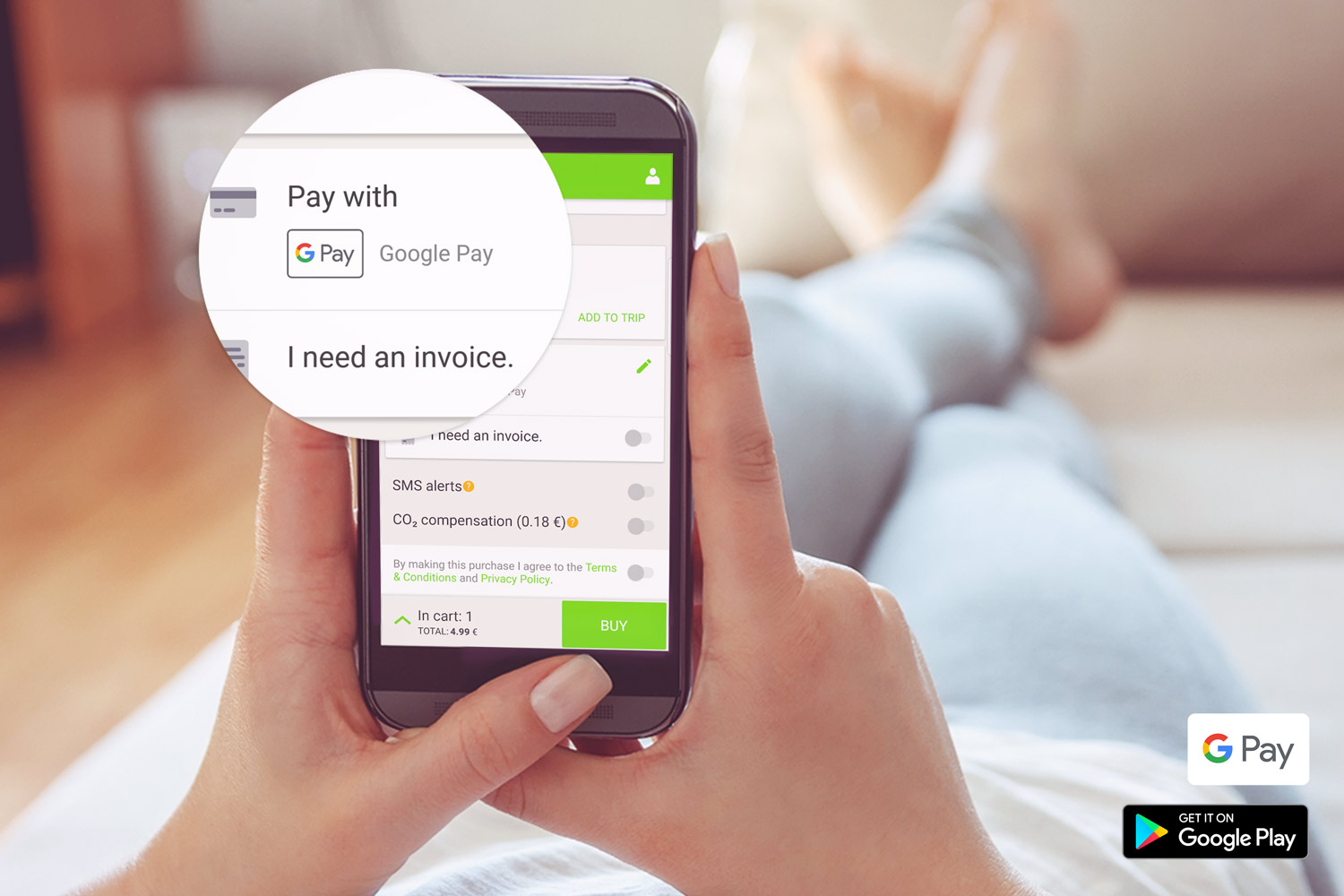 FlixBus Google Pay 2