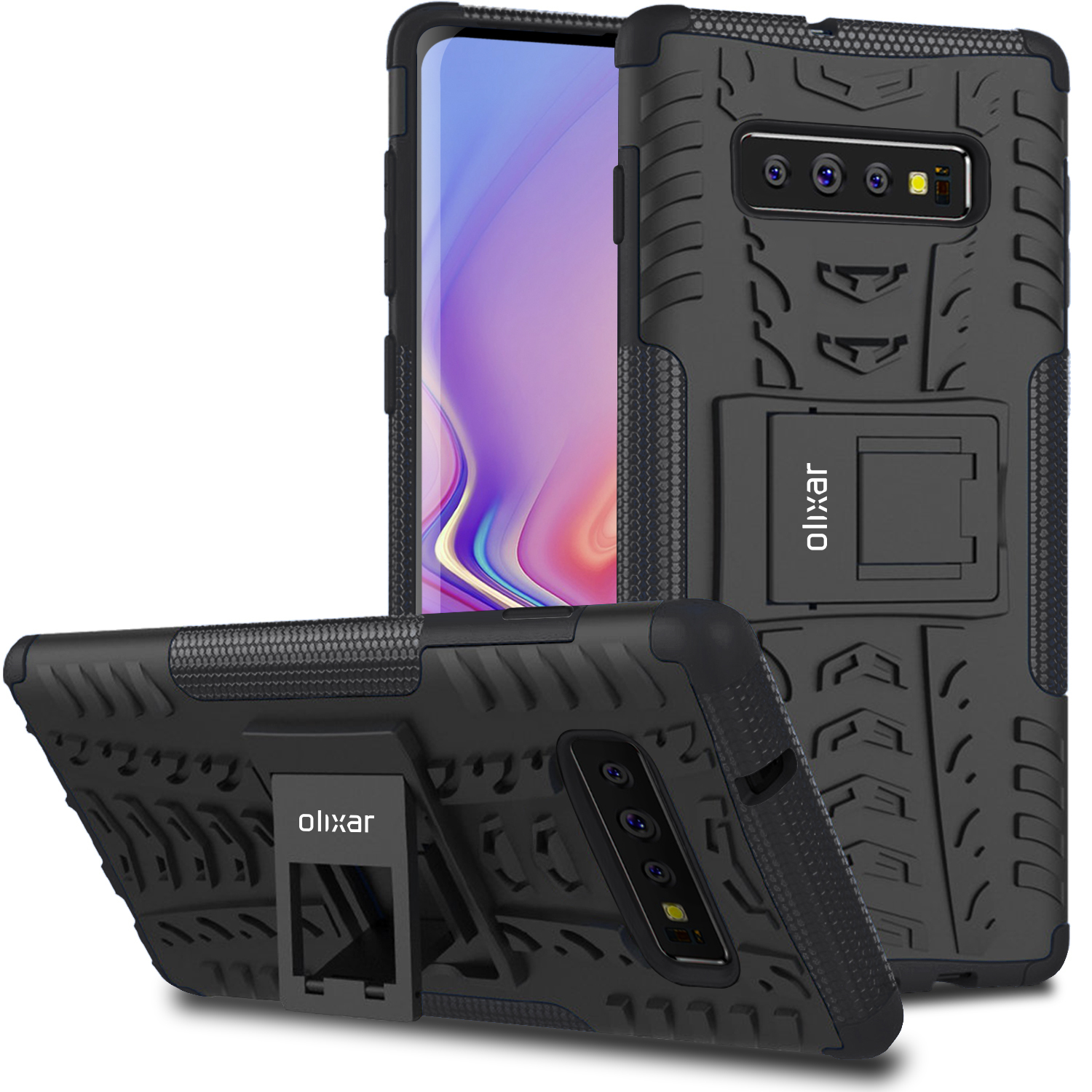 Olixar-ArmourDillo-Samsung-Galaxy-S10-Protective-Case---Black Olixar-ArmourDillo-Samsung-Galaxy-S10-Protective-Case---Black