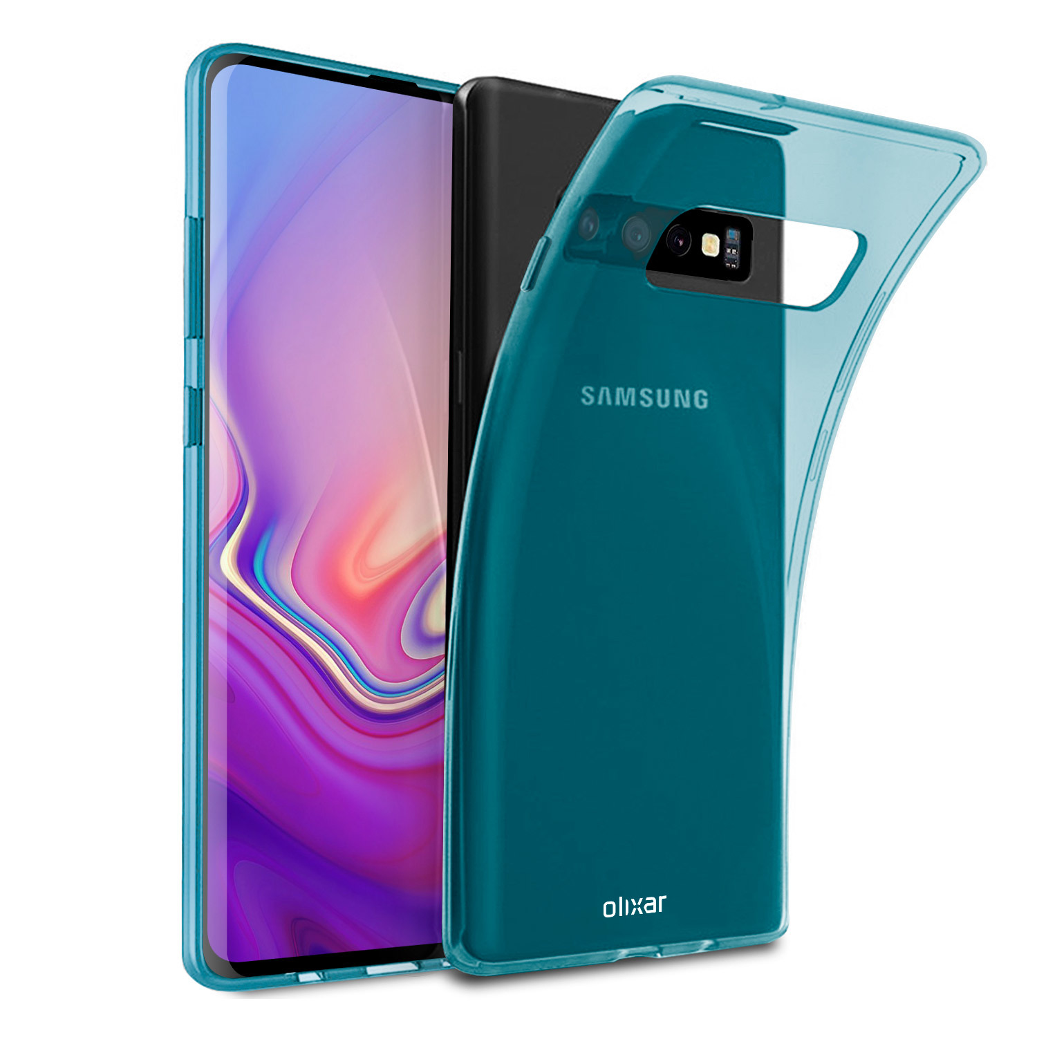 Olixar-FlexiShield-Samsung-Galaxy-S10-Gel-Case---Blue Olixar-FlexiShield-Samsung-Galaxy-S10-Gel-Case---Blue