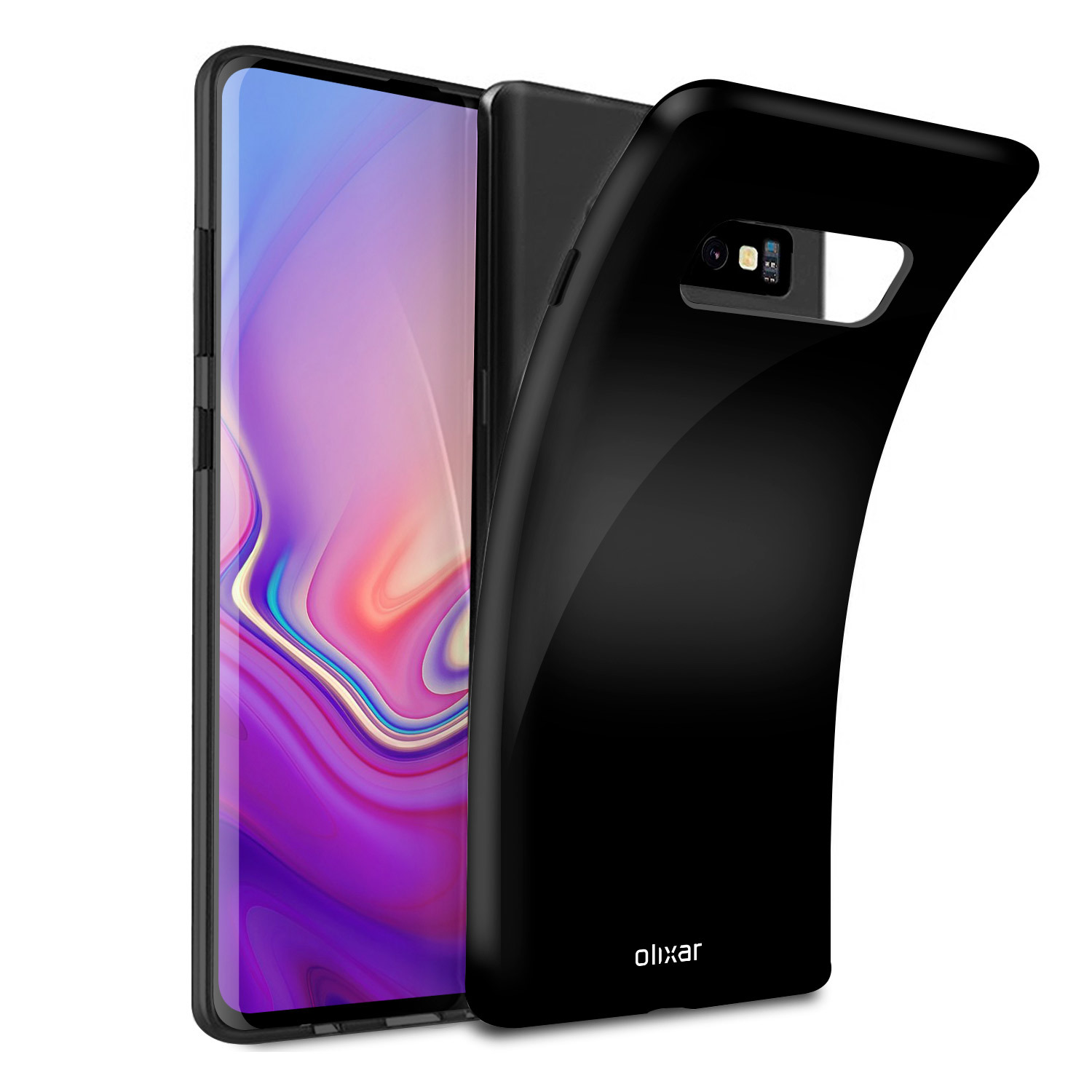 Olixar-FlexiShield-Samsung-Galaxy-S10-Gel-Case---Solid-Black Olixar-FlexiShield-Samsung-Galaxy-S10-Gel-Case---Solid-Black