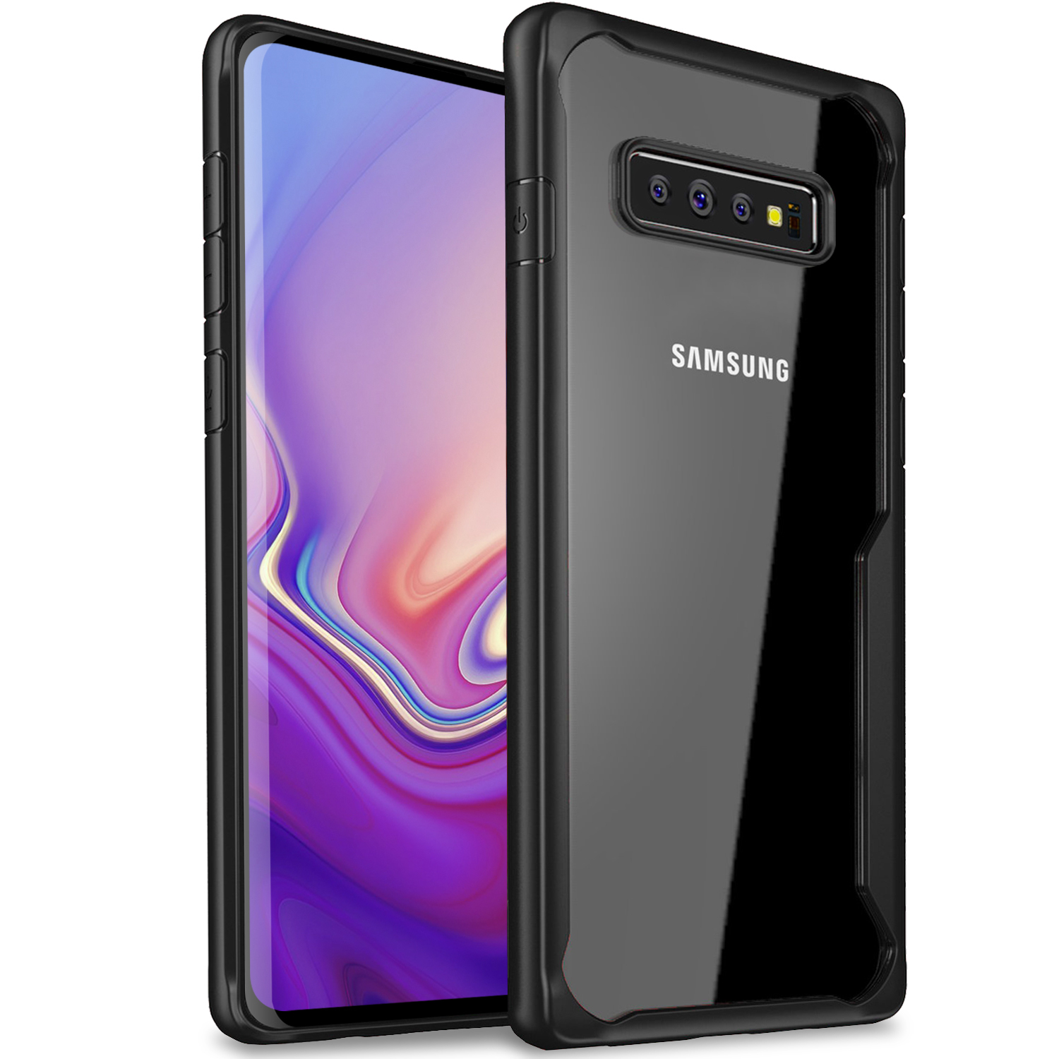 Olixar-NovaShield-Samsung-Galaxy-S10-Bumper-Case---Black Olixar-NovaShield-Samsung-Galaxy-S10-Bumper-Case---Black