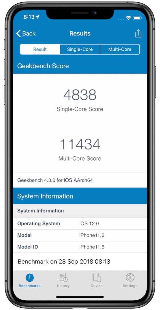 iphone xs benchmark II 2