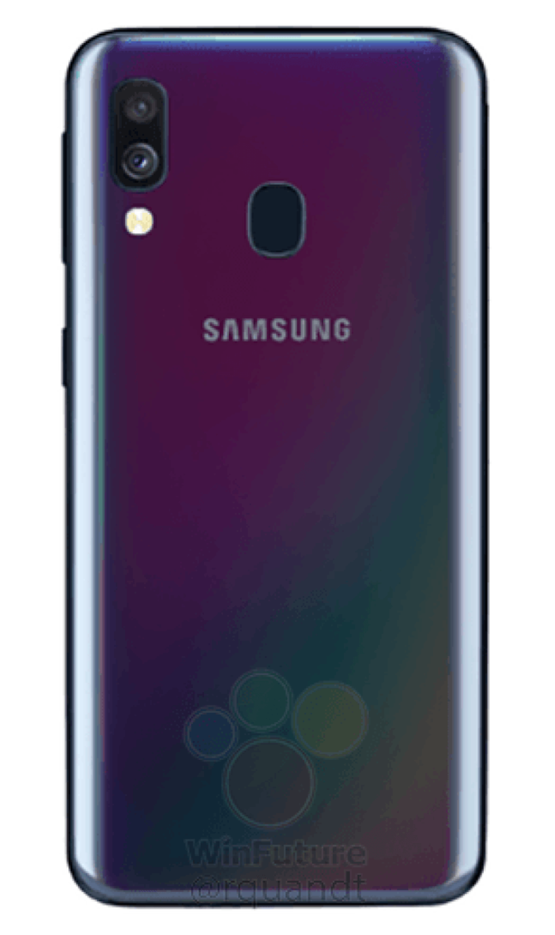 Samsung Galaxy A40 render 6