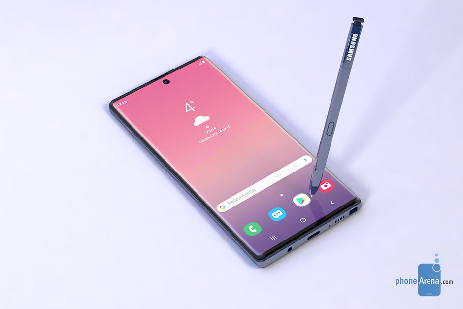 Samsung-Galaxy-Note-10-may-go-back-to-a-more-curved-display-and-have-a-centered-selfie-camera-1 Samsung Galaxy Note 10 may go back to a more curved display and have a centered selfie camera 1