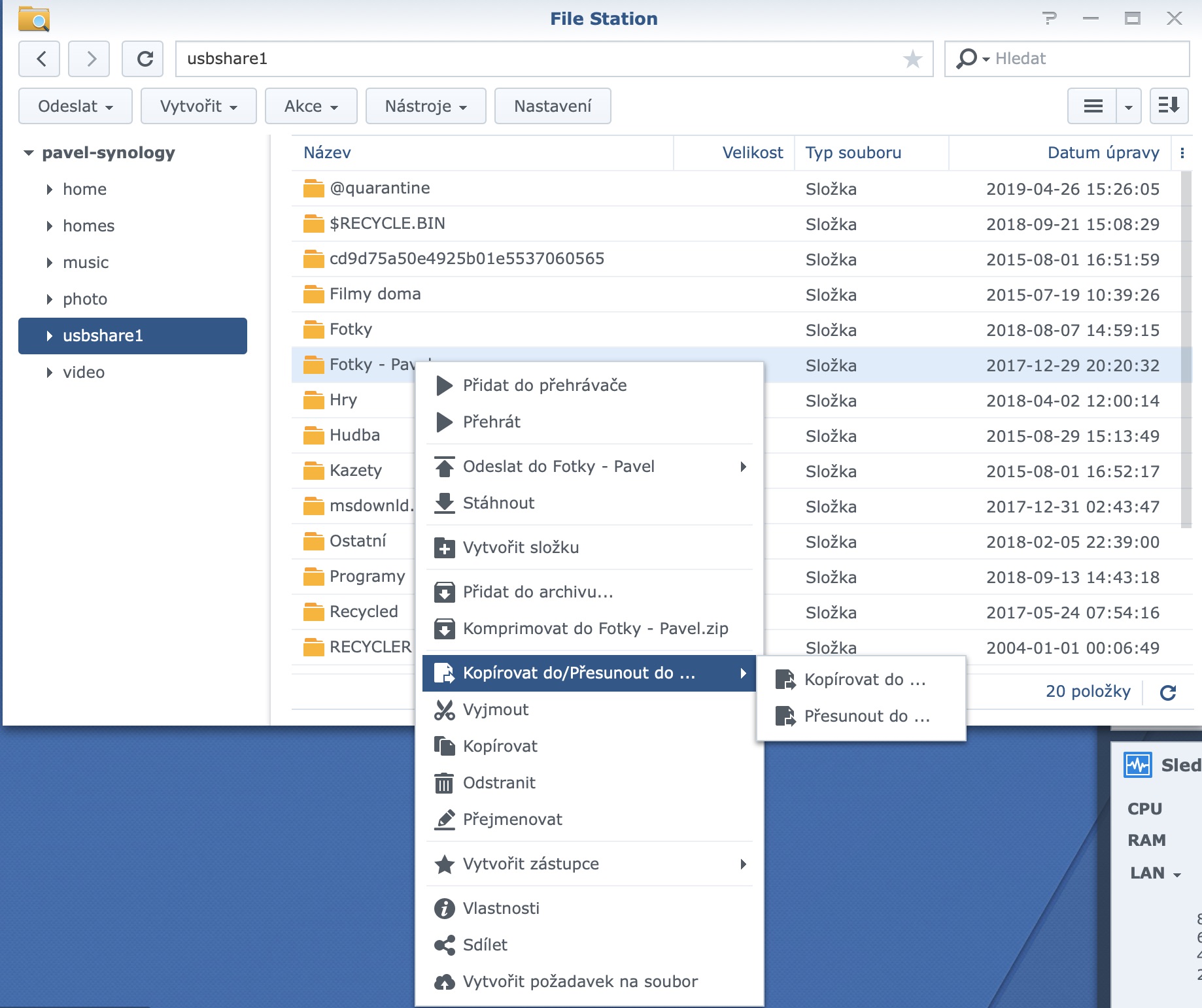 synology data prenos1