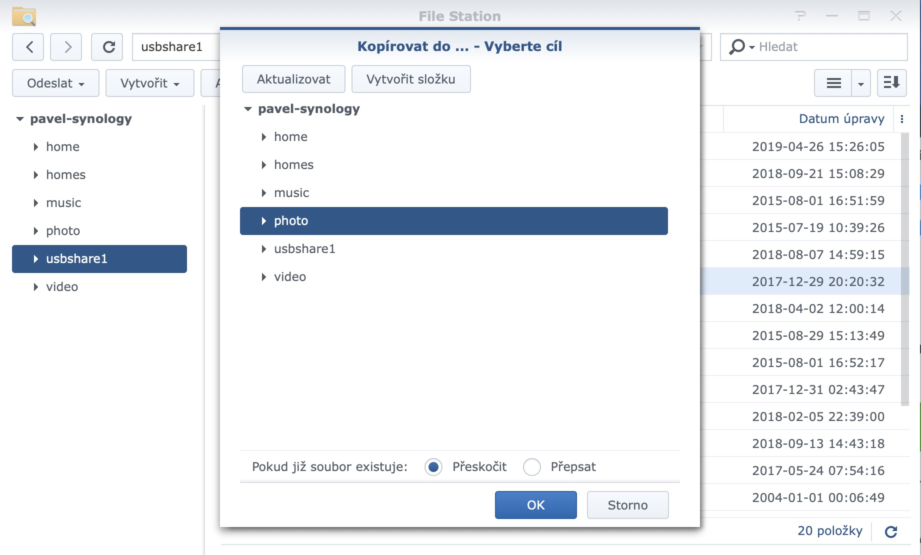 synology data prenos8