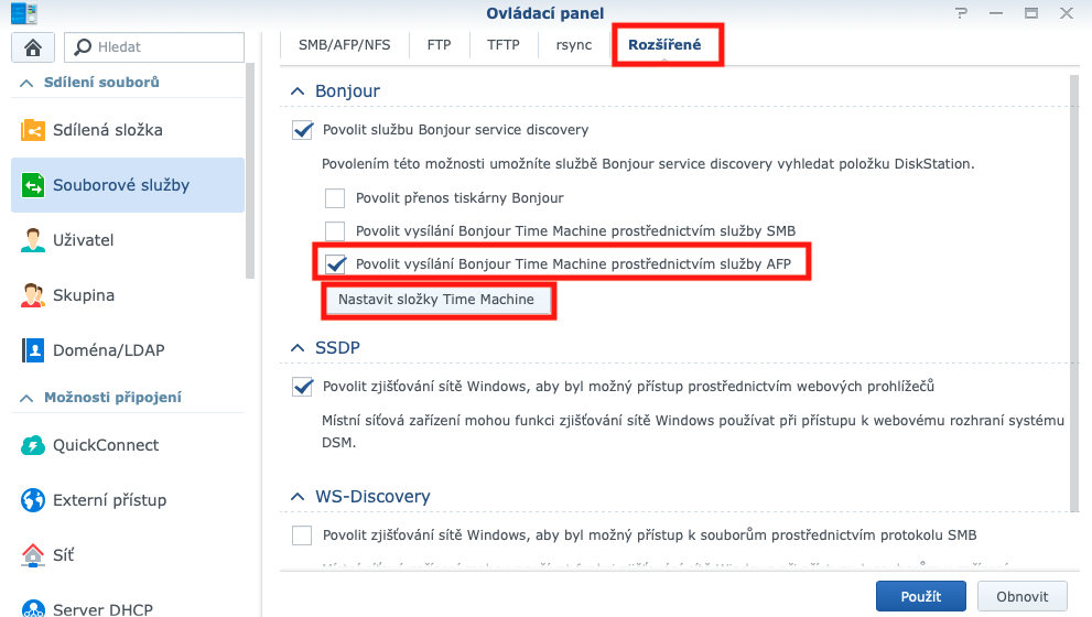 time machine synology11